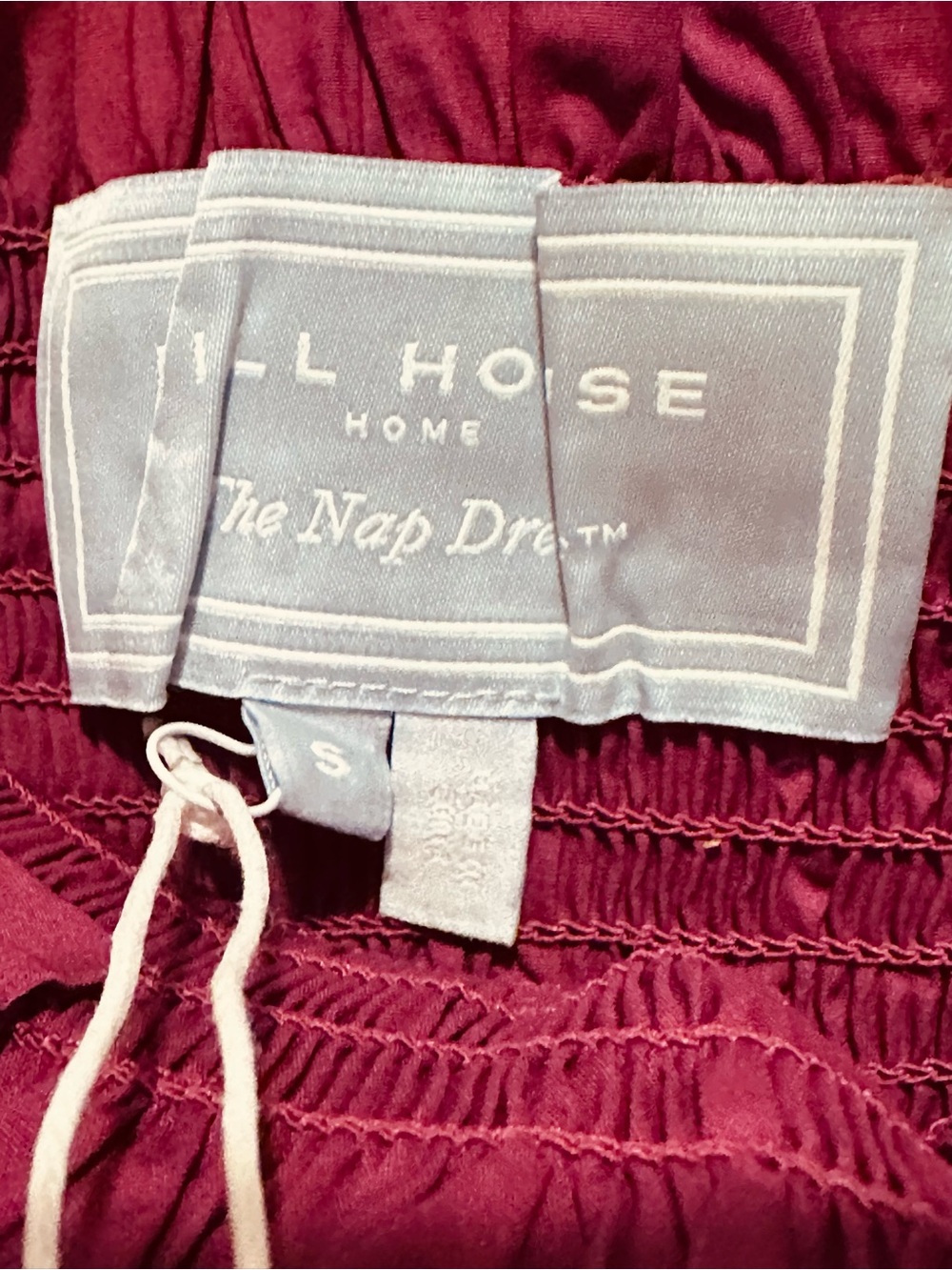 Hill House | Dress | The Ellie Nap Dress in Burgundy Poplin - Picture 9 of 13